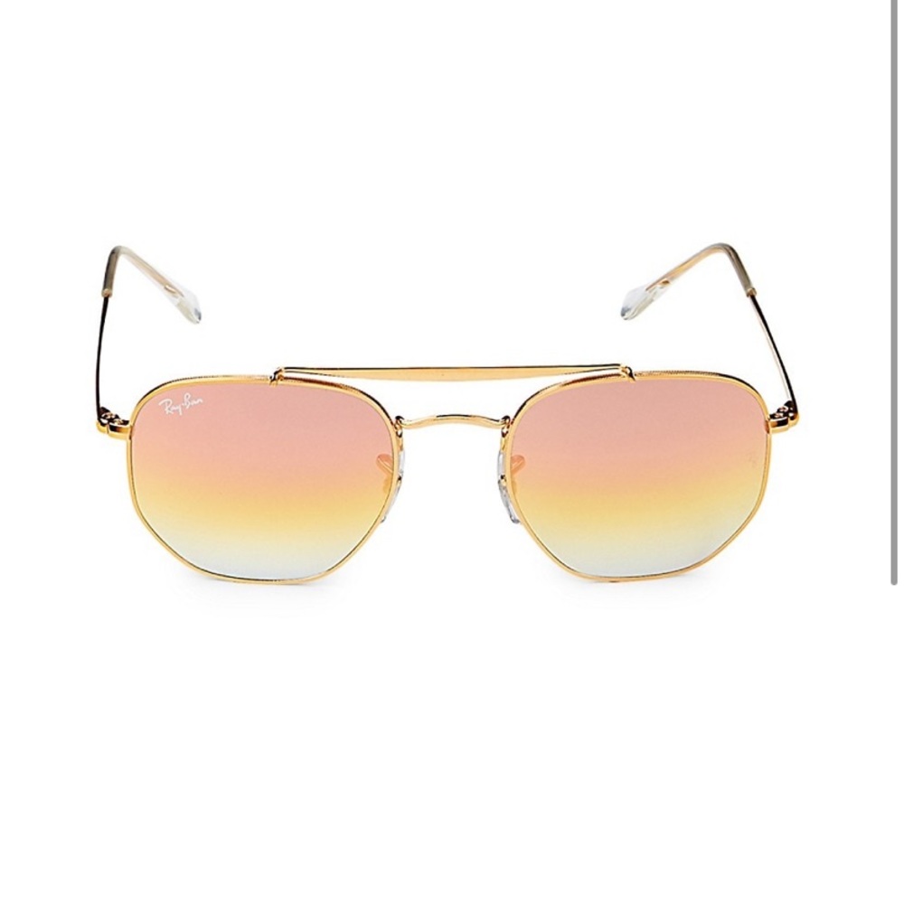 RAY BAN RB3648 51MM Hexagon Sunglasses